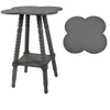 CRESTVIEW COLLECTION CVFZR3513 GREY TABLE