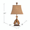 CRESTVIEW COLLECTION CVAUP904 Oar Accent Lamp