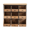CRESTVIEW COLLECTION CVFZR5054 41x15.75x39" WD Msh Storage Bin, 1 PK/20.81'