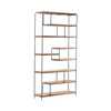 CRESTVIEW COLLECTION CVFNR518 Bengal Manor Iron and Wood Offset Large Etagere