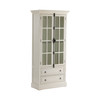CRESTVIEW COLLECTION CVFZR1461 Coventry White Oak 2 Door Curio