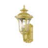 LIVEX LIGHTING 7850-33 1 Light Soft Gold Outdoor Small Wall Lantern