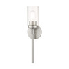 LIVEX LIGHTING 18081-91 1 Light Brushed Nickel ADA Sconce