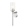 LIVEX LIGHTING 18081-05 1 Light Polished Chrome ADA Sconce