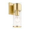 LIVEX LIGHTING 17141-12 1 Light Satin Brass ADA Sconce