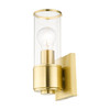 LIVEX LIGHTING 17141-12 1 Light Satin Brass ADA Sconce