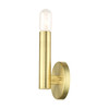 LIVEX LIGHTING 51131-12 1 Light Satin Brass ADA Sconce