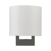 LIVEX LIGHTING 42400-07 1 Light Bronze Petite ADA Sconce