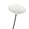 LIVEX LIGHTING 41492-69 1 Light Shiny White Cone Pendant with Polished Chrome Accents