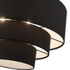 LIVEX LIGHTING 50274-04 4 Light Black Pendant Chandelier