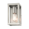 LIVEX LIGHTING 28031-91 1 Light Brushed Nickel Outdoor ADA Small Wall Lantern