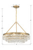 CRYSTORAMA 237-VG Calypso 6 Light Vibrant Gold Chandelier