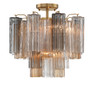 CRYSTORAMA ADD-300-AG-AU_CEILING Addis 4 Light Aged Brass Ceiling Mount