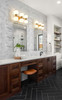 Z-LITE 494-6V-MGLD 6-Light Vanity, Modern Gold