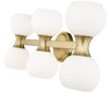Z-LITE 494-6V-MGLD 6-Light Vanity, Modern Gold