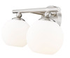 Z-LITE 1100-2V-BN 2-Light Vanity, Brushed Nickel