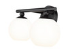 Z-LITE 1100-2V-MB 2-Light Vanity, Matte Black