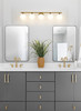 Z-LITE 1100-5V-MGLD 5-Light Vanity, Modern Gold