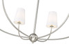 Z-LITE 3040-42BN 6-Light Chandelier, Brushed Nickel