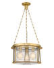 Z-LITE 7503P18-RB 3-Light Pendant, Rubbed Brass