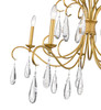 Z-LITE 3039-38GG 5-Light Chandelier, Gilded Gold