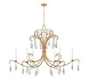 Z-LITE 3039-59GG 6-Light Chandelier, Gilded Gold