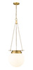 Z-LITE 7505P13-HBR 1-Light Pendant, Heritage Brass