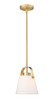 Z-LITE 743P8-HBR 1-Light Pendant, Heritage Brass