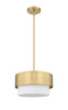 Z-LITE 495P12-MGLD 1-Light Pendant, Modern Gold