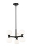 Z-LITE 494-6MB 6-Light Chandelier, Matte Black