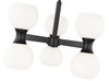 Z-LITE 494-6MB 6-Light Chandelier, Matte Black