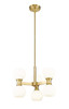 Z-LITE 494-6MGLD 6-Light Chandelier, Modern Gold