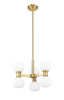 Z-LITE 494-6MGLD 6-Light Chandelier, Modern Gold