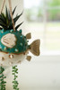 KALALOU CDV2246 CERAMIC HANGING BLOWFISH PLANTER