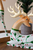 KALALOU NBA2452 SET OF TWO PAINTED METAL REINDEER