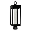 CWI LIGHTING 1696PT5-1-101 Rochester LED Integrated Black Outdoor Lantern Head