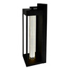 CWI LIGHTING 1696W5-1-101-E Rochester LED Integrated Black Outdoor Wall Light