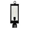 CWI LIGHTING 1695PT6-1-101 Windsor 1 Light Black Outdoor Lantern Head