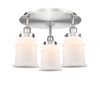 INNOVATIONS 916-3C-SN-G181 Canton 3 17.75 inch Flush Mount Satin Nickel