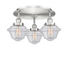 INNOVATIONS 916-3C-SN-G534 Oxford 3 18.25 inch Flush Mount Satin Nickel
