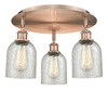 INNOVATIONS 516-3C-AC-G259 Caledonia 3 16.75 inch Flush Mount Antique Copper