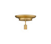 INNOVATIONS 221-1F-BB Beacon 1 16 inch Flush Mount Brushed Brass