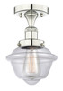 INNOVATIONS 616-1F-PN-G532 Oxford 1 6.5 inch Semi-Flush Mount Polished Nickel