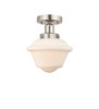 INNOVATIONS 616-1F-SN-G531 Oxford 1 Light 6.5 inch Semi-Flush Mount Brushed Satin Nickel