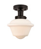 INNOVATIONS 616-1F-OB-G531 Oxford 1 Light 6.5 inch Semi-Flush Mount Oil Rubbed Bronze