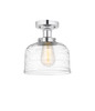 INNOVATIONS 616-1F-PC-G713 Bell 1 Light 6.5 inch Semi-Flush Mount Polished Chrome