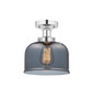 INNOVATIONS 616-1F-PC-G73 Bell 1 Light 6.5 inch Semi-Flush Mount Polished Chrome