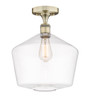 INNOVATIONS 616-1F-AB-G652-12 Cindyrella 1 12 inch Semi-Flush Mount Antique Brass