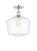 INNOVATIONS 616-1F-PN-G652-12 Cindyrella 1 12 inch Semi-Flush Mount Polished Nickel