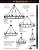 INNOVATIONS 860-BK-G804 Saloon 20 60 inch Chandelier Matte Black